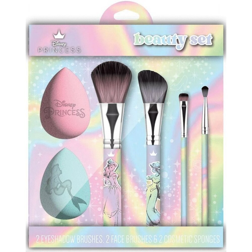 New Makeup Brush and Blending Sponge Disney Princess Beauty Set 6pc - Picture 3 of 3